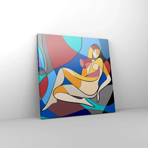 Obraz na plátně - Kubistický akt - 30x30 cm
