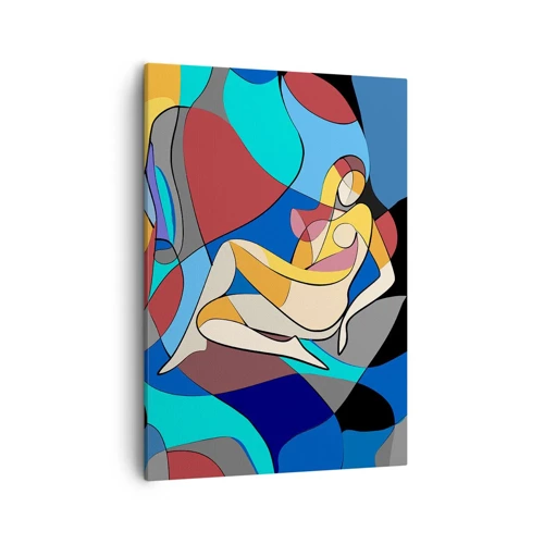 Obraz na plátně - Kubistický akt - 50x70 cm
