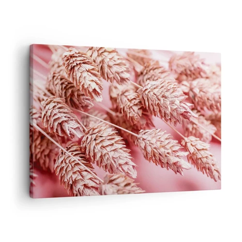 Obraz na plátně - Květinová kaskáda v růžové - 70x50 cm