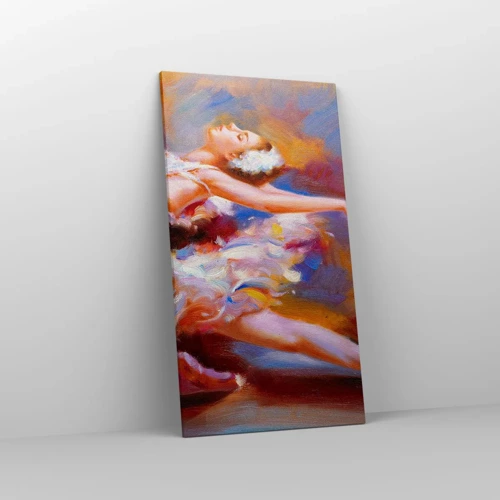 Obraz na plátně - Labutí elegance - 55x100 cm