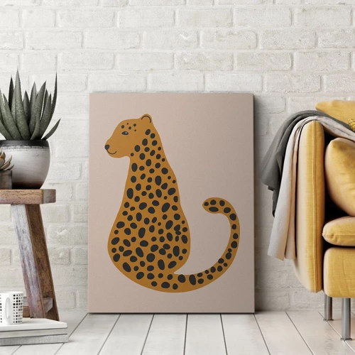 Obraz na plátně - Leopardní vzor je v módě - 50x70 cm