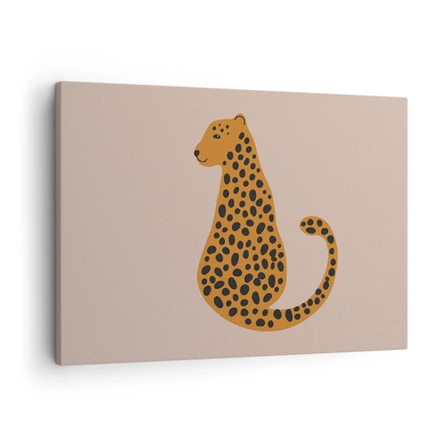 Obraz na plátně - Leopardní vzor je v módě - 70x50 cm