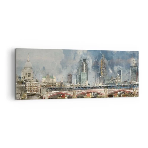 Obraz na plátně - Londýn v celé své kráse - 140x50 cm