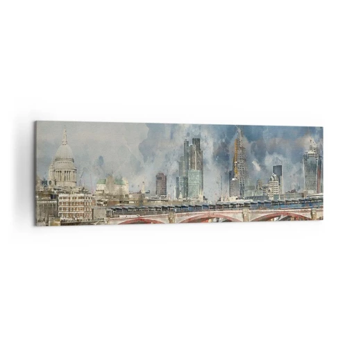 Obraz na plátně - Londýn v celé své kráse - 160x50 cm