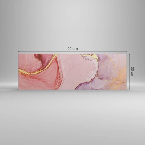 Obraz na plátně - Mazlení barev - 90x30 cm