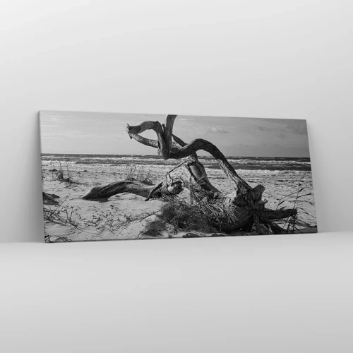 Obraz na plátně - Mořská socha - 120x50 cm