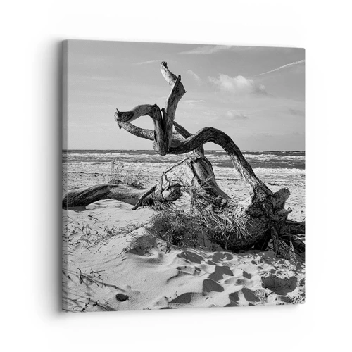 Obraz na plátně - Mořská socha - 30x30 cm