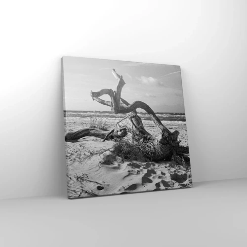 Obraz na plátně - Mořská socha - 30x30 cm