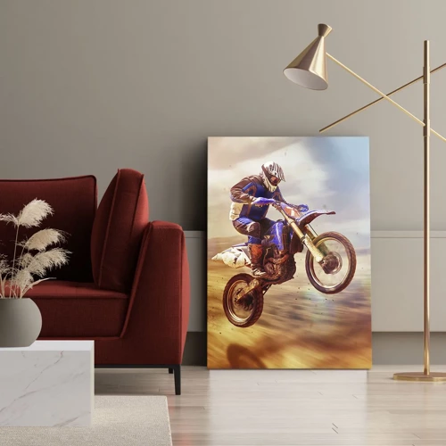 Obraz na plátně - Motocyklová závrať - 45x80 cm