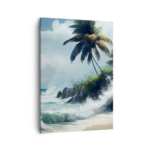 Obraz na plátně - Na tropickém pobřeží - 50x70 cm
