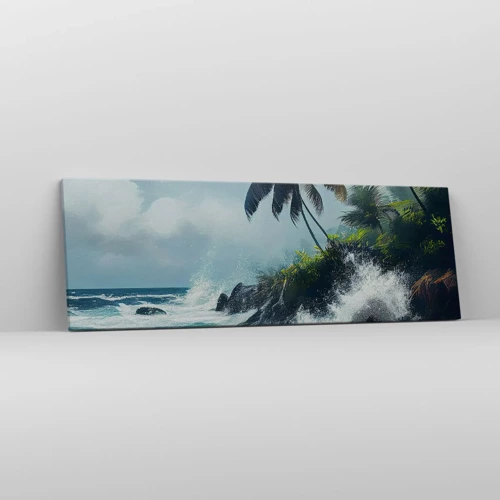 Obraz na plátně - Na tropickém pobřeží - 90x30 cm