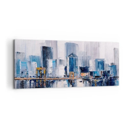 Obraz na plátně - Newyorská imprese - 100x40 cm