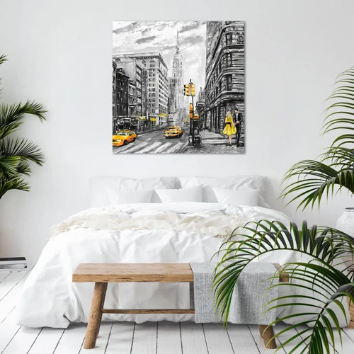Obraz na plátně - Newyorský příběh - 40x40 cm