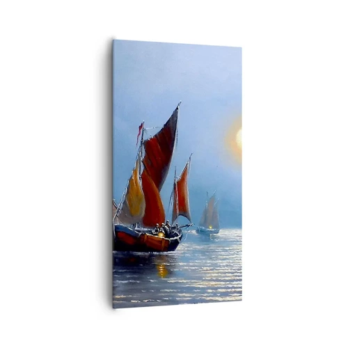 Obraz na plátně - Noční rybolov - 65x120 cm