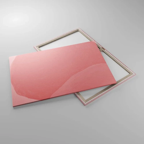 Obraz na plátně - Organická kompozice v růžové - 100x70 cm