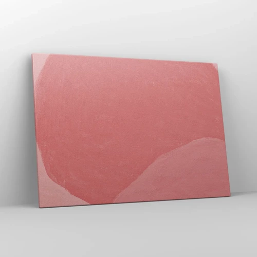 Obraz na plátně - Organická kompozice v růžové - 100x70 cm