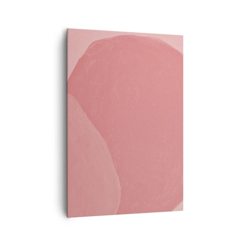 Obraz na plátně - Organická kompozice v růžové - 70x100 cm