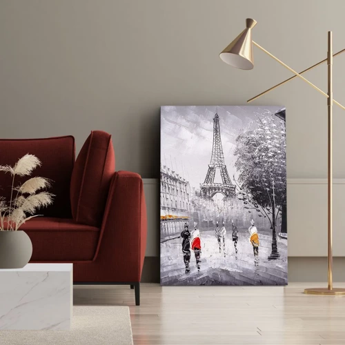 Obraz na plátně - Pařížská procházka - 45x80 cm