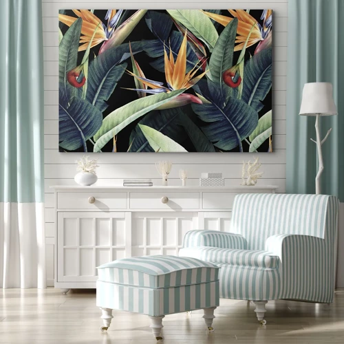 Obraz na plátně - Plamenné květy tropů - 70x50 cm