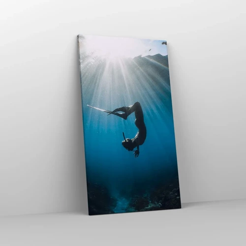 Obraz na plátně - Podvodní tanec - 45x80 cm