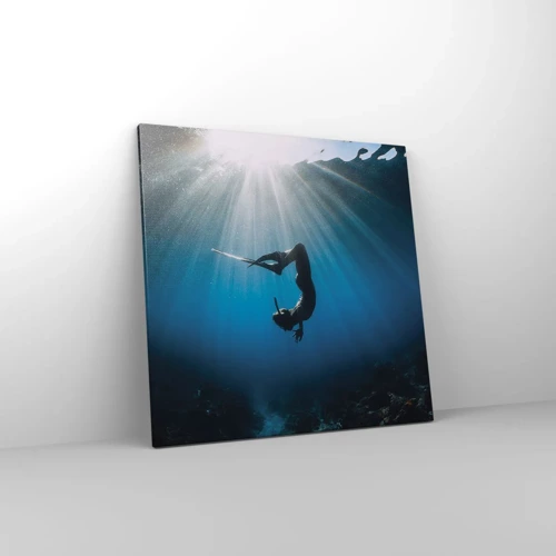 Obraz na plátně - Podvodní tanec - 60x60 cm
