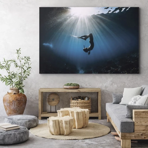 Obraz na plátně - Podvodní tanec - 70x50 cm