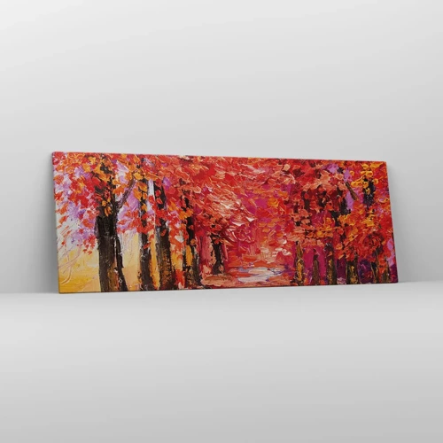 Obraz na plátně - Podzimní imprese - 140x50 cm