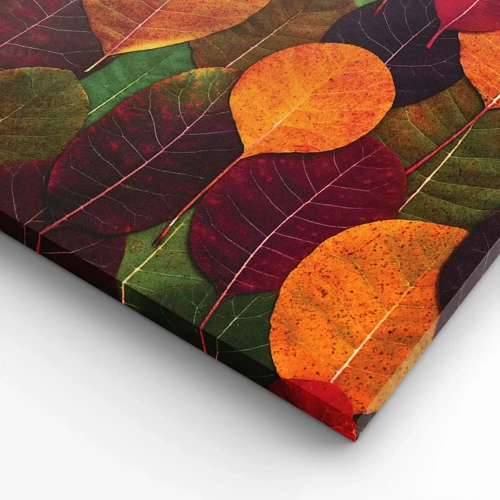 Obraz na plátně - Podzimní mozaika - 160x50 cm