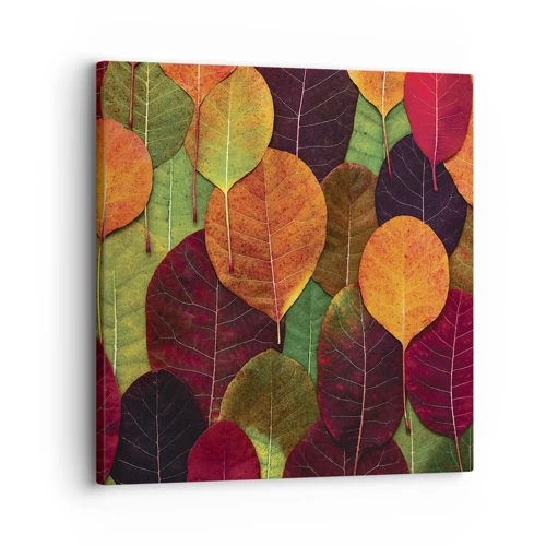 Obraz na plátně - Podzimní mozaika - 30x30 cm