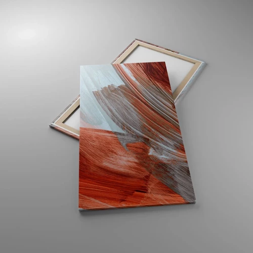 Obraz na plátně - Podzimní větrná abstrakce - 65x120 cm