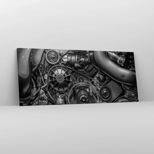 Obraz na plátně - Poezie mechaniky - 120x50 cm