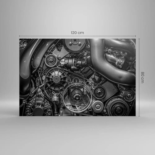 Obraz na plátně - Poezie mechaniky - 120x80 cm