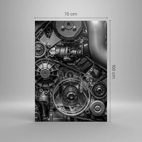 Obraz na plátně - Poezie mechaniky - 70x100 cm