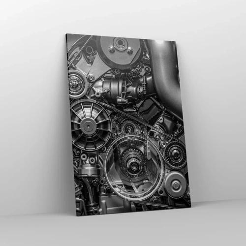 Obraz na plátně - Poezie mechaniky - 70x100 cm