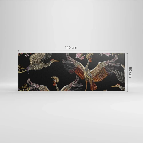 Obraz na plátně - Pohádkový pták - 140x50 cm