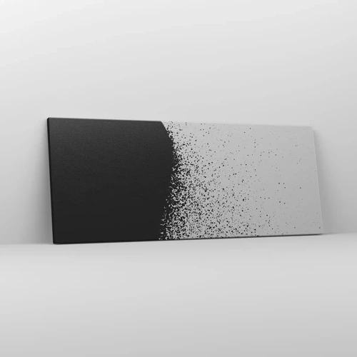 Obraz na plátně - Pohyb částic - 100x40 cm