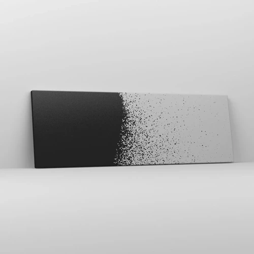 Obraz na plátně - Pohyb částic - 90x30 cm