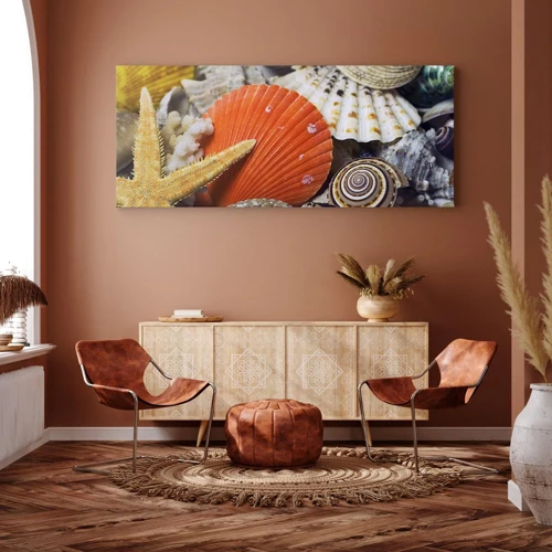 Obraz na plátně - Poklady oceánu - 160x50 cm