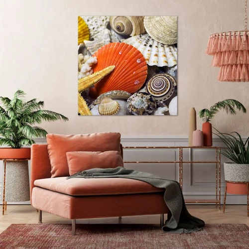 Obraz na plátně - Poklady oceánu - 60x60 cm