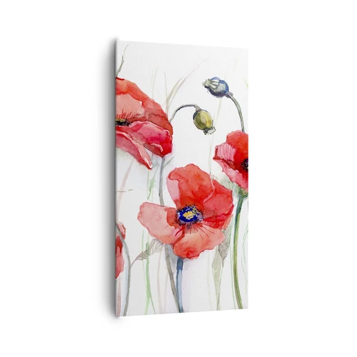 Obraz na plátně - Polské květiny - 65x120 cm