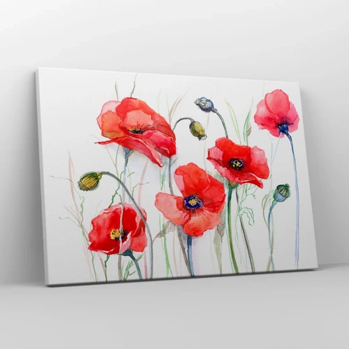 Obraz na plátně - Polské květiny - 70x50 cm