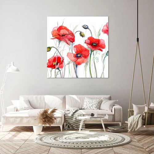 Obraz na plátně - Polské květiny - 70x70 cm