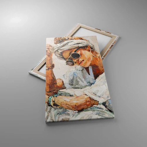 Obraz na plátně - Portrét v plném slunci - 55x100 cm