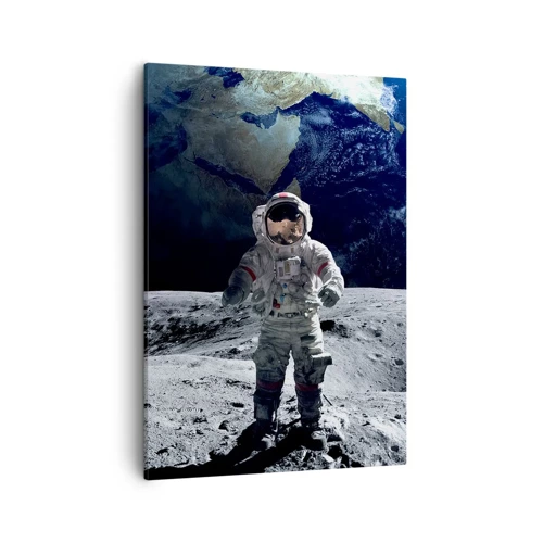 Obraz na plátně - Pozdravy s Měsíce - 50x70 cm