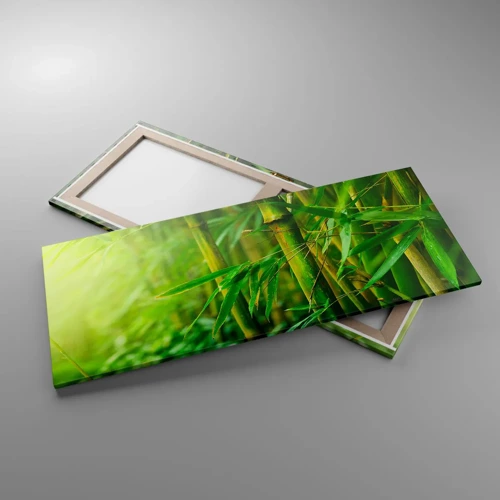 Obraz na plátně - Poznat samotnou zeleň - 120x50 cm