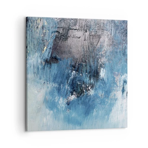Obraz na plátně - Rapsodie v modrém - 50x50 cm