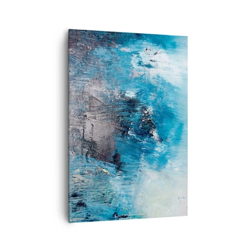 Obraz na plátně - Rapsodie v modrém - 70x100 cm
