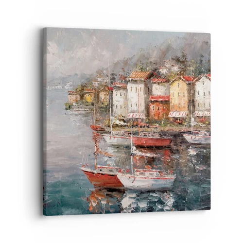 Obraz na plátně - Romantický přístav - 30x30 cm