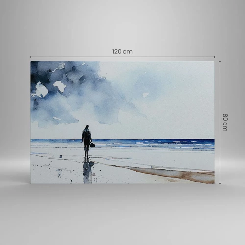 Obraz na plátně - Rozhovor s mořem - 120x80 cm