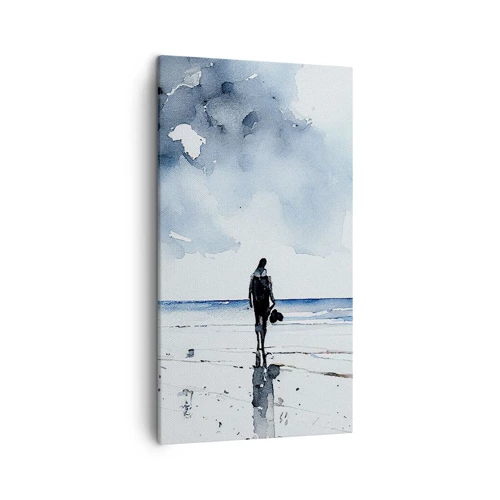 Obraz na plátně - Rozhovor s mořem - 45x80 cm